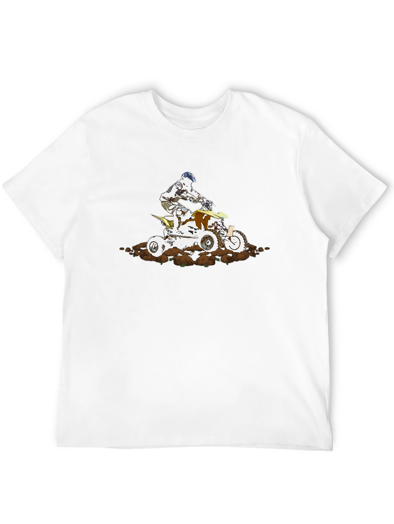 ATV Rider Graphic T-Shirt - Black