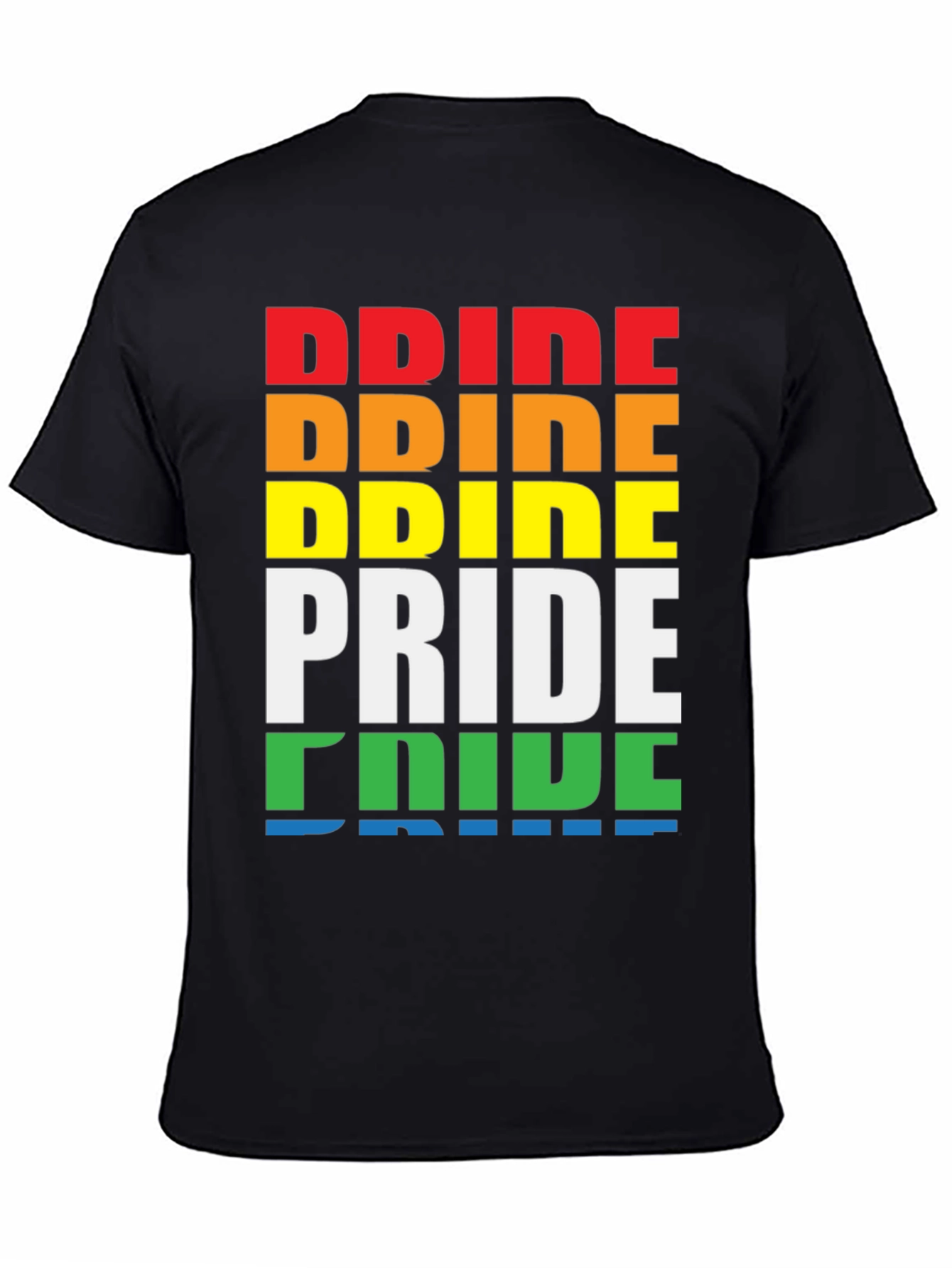 Pride Rainbow T-Shirt LGBT Gay Pride Month Tee