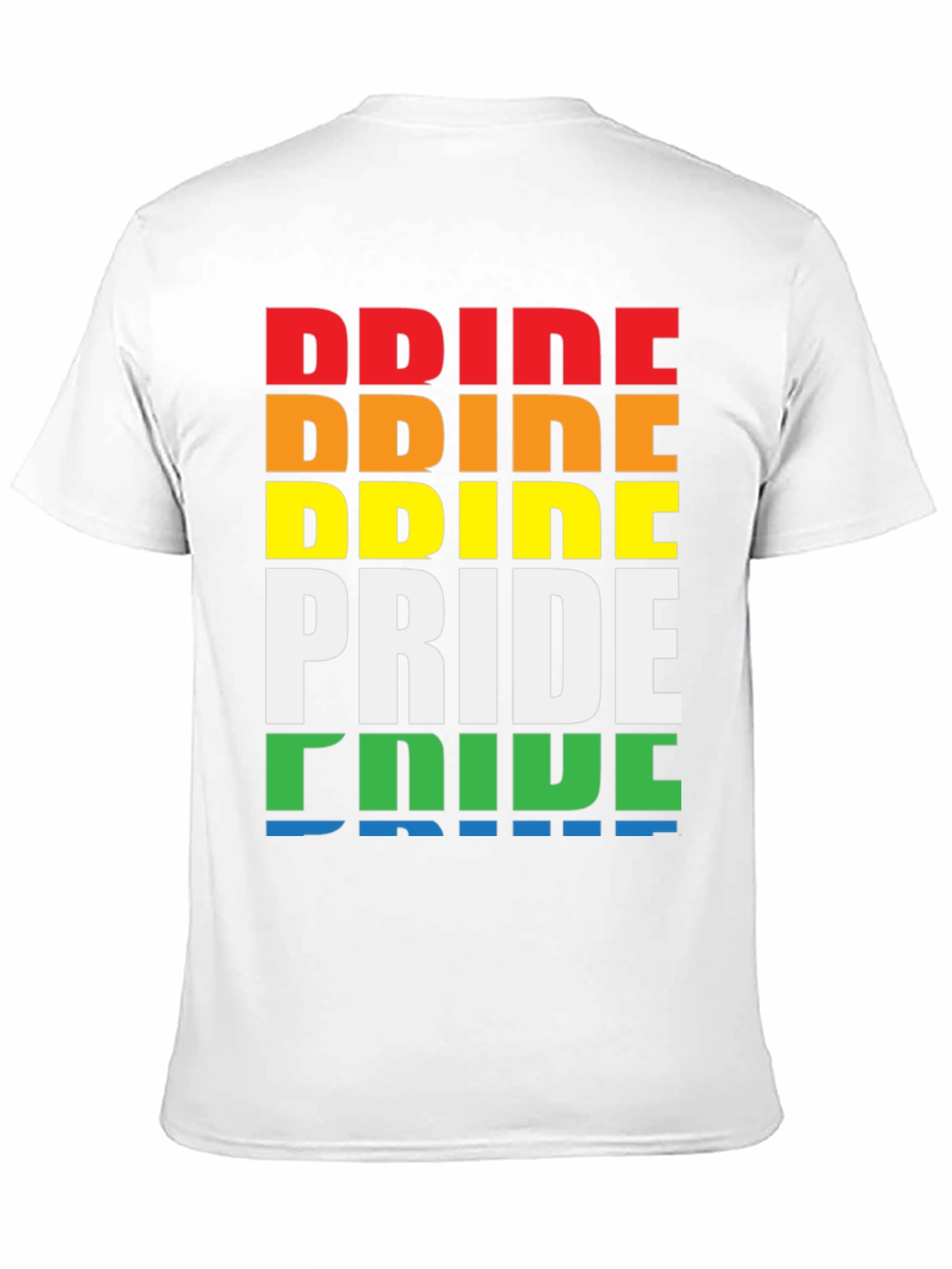 Pride Rainbow T-Shirt LGBT Gay Pride Month Tee