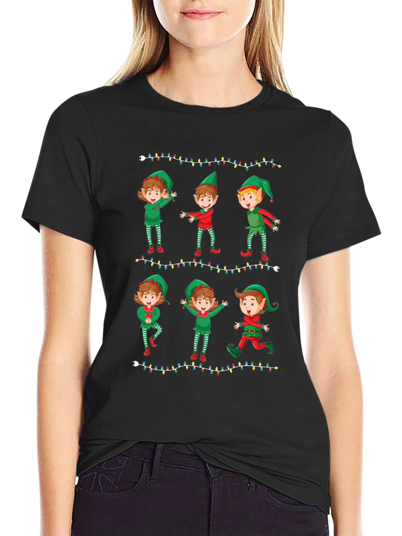 Festive Christmas Elf T-Shirt