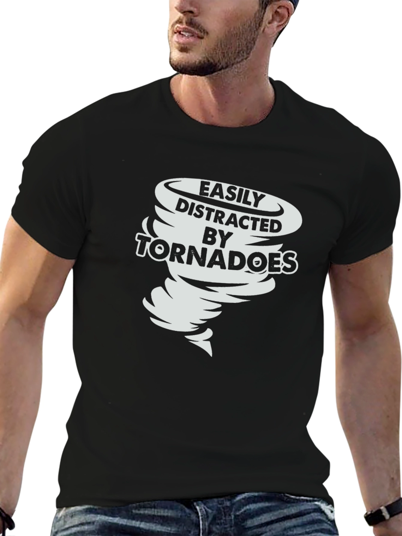 Easily Distracted by Tornadoes Graphic Tee
