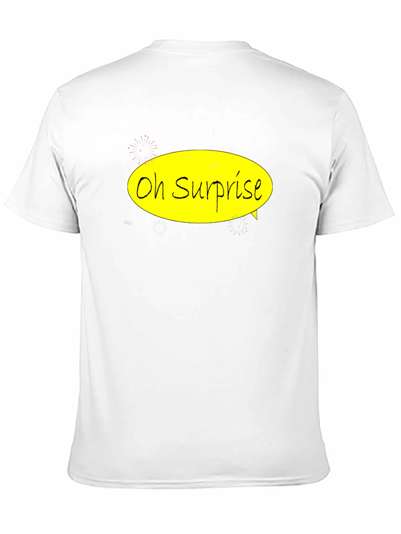 Oh Surprise Black Graphic Tee