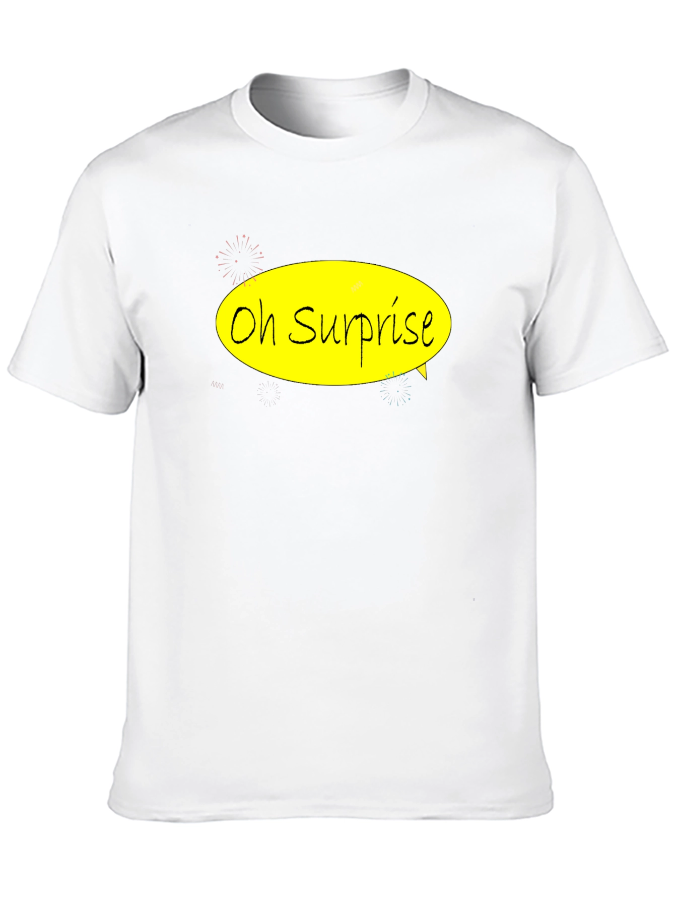 Oh Surprise Black Graphic Tee