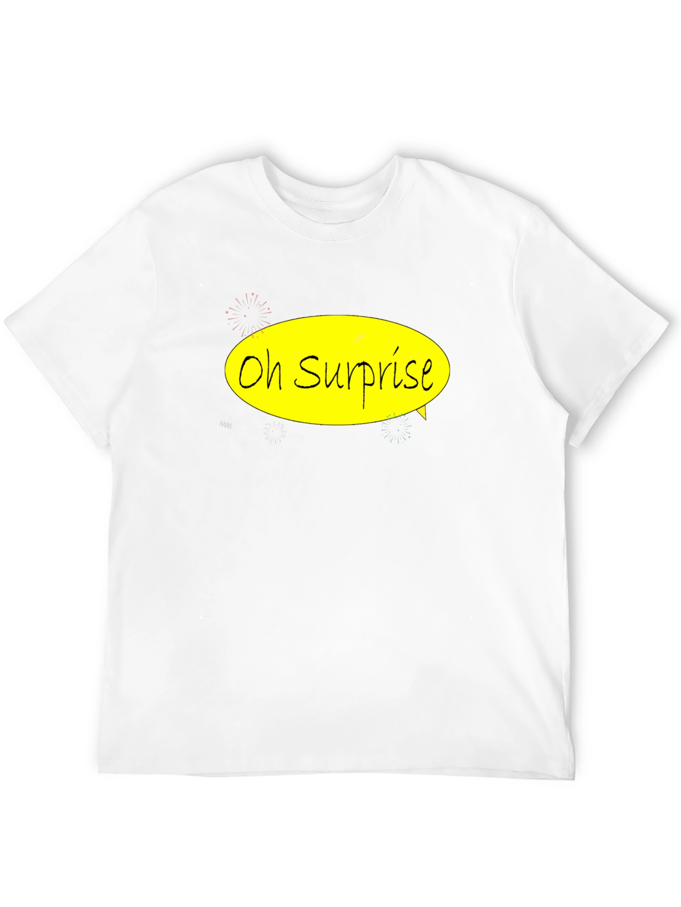 Oh Surprise Black Graphic Tee