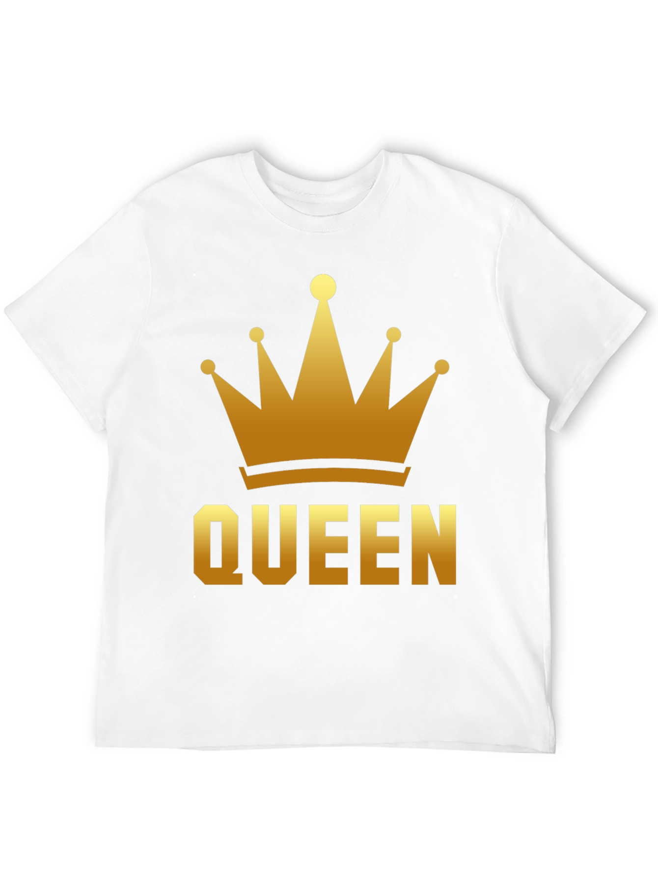Queen Crown Graphic Tee - Black