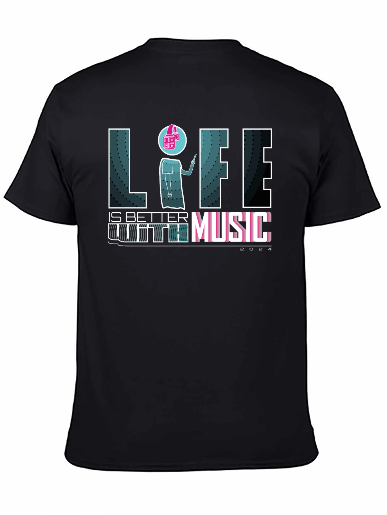 Life is Better With Music Graphic T-Shirt