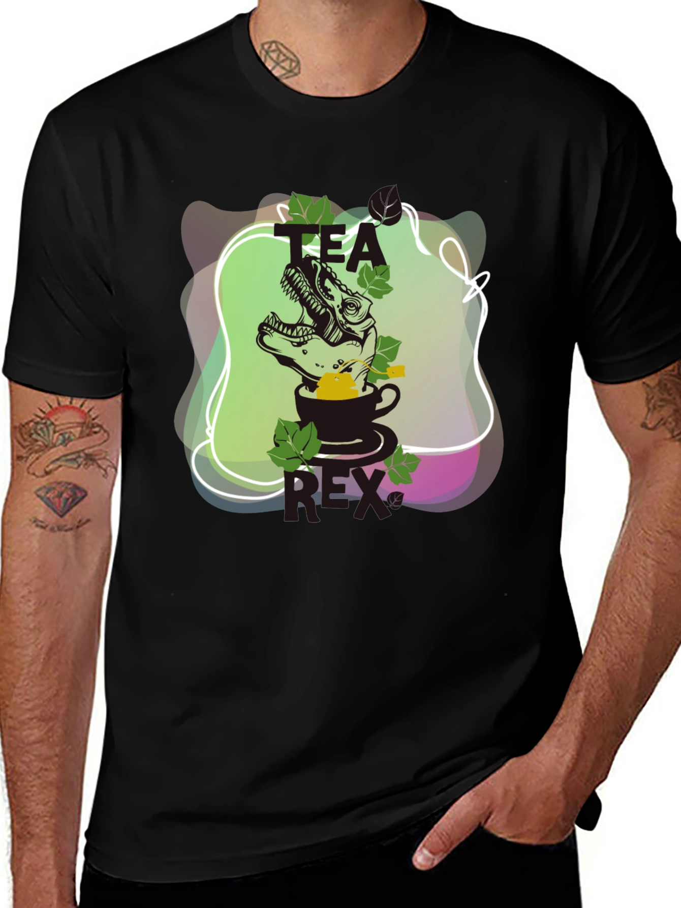 Tea Rex T-Shirt - Dinosaur Tea Lover Tee