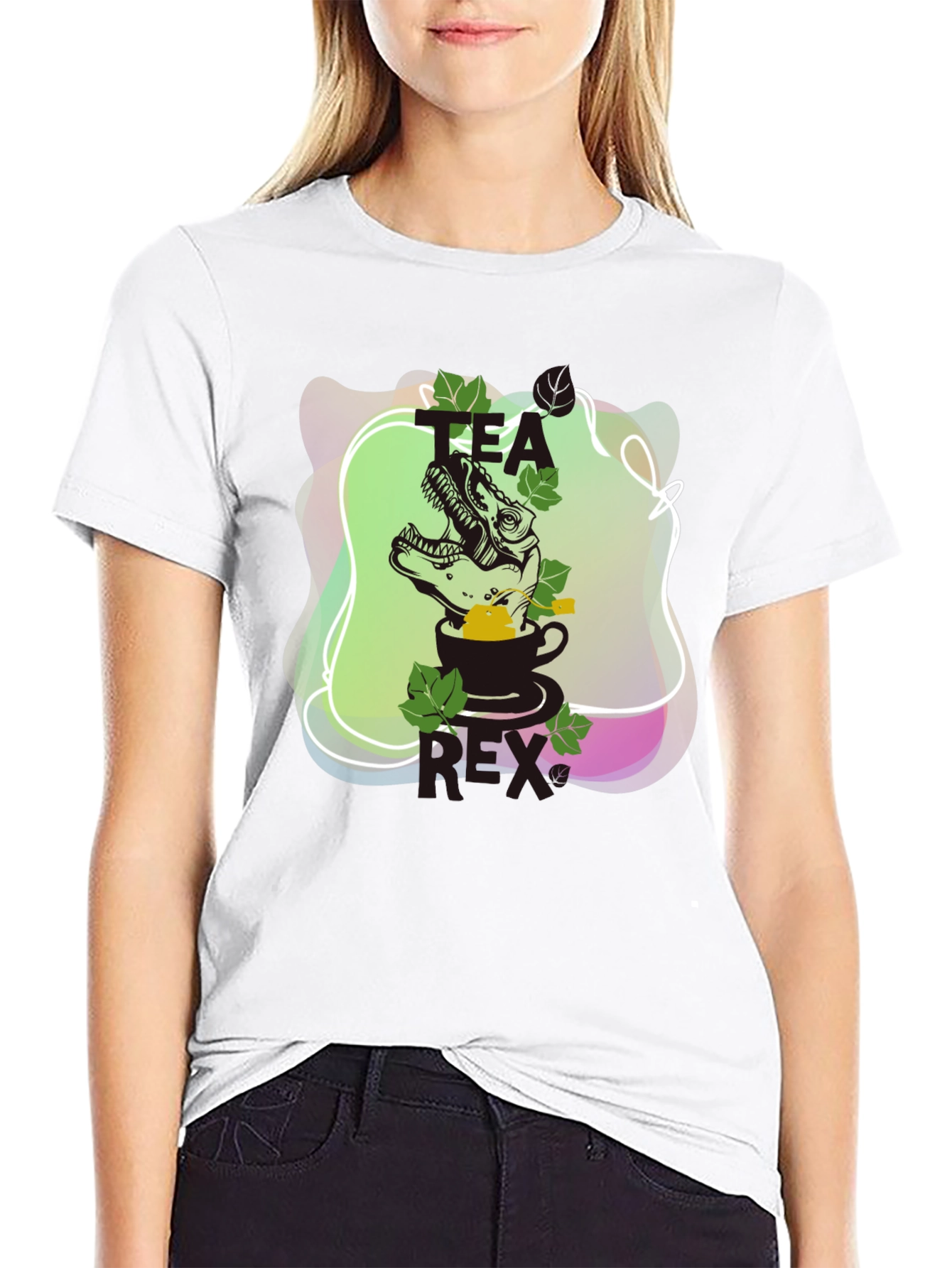 Tea Rex T-Shirt - Dinosaur Tea Lover Tee
