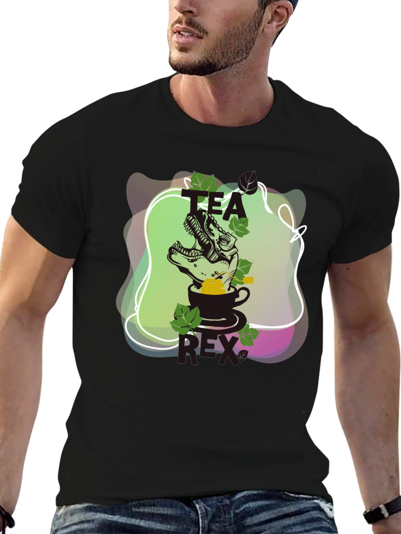 Tea Rex T-Shirt - Dinosaur Tea Lover Tee