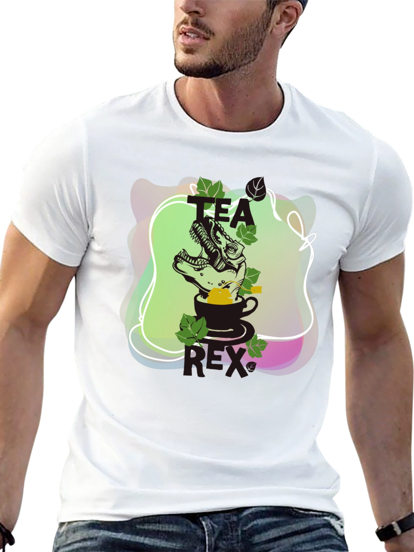 Tea Rex T-Shirt - Dinosaur Tea Lover Tee