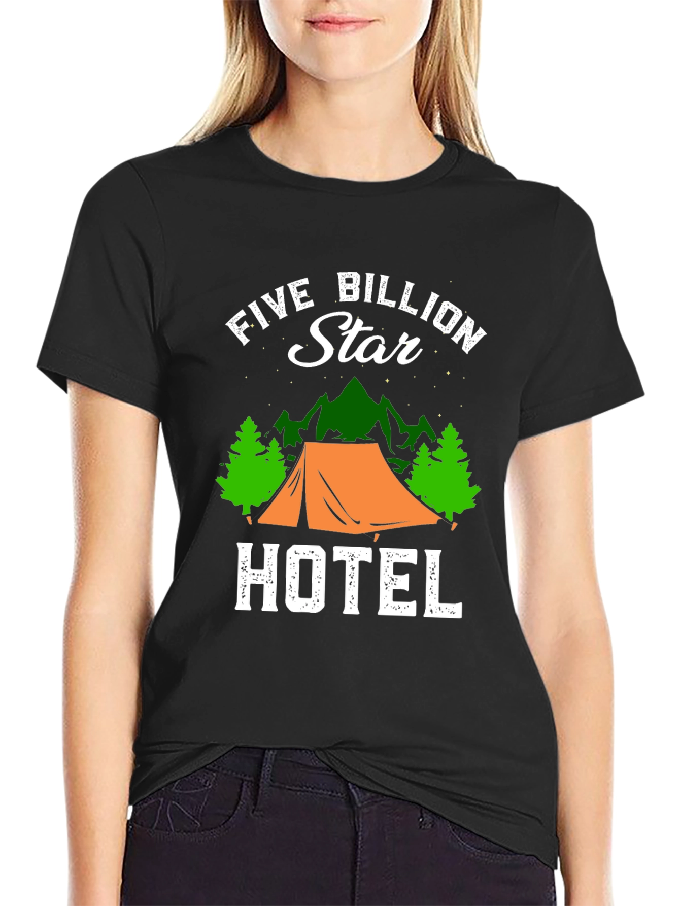 Five Billion Star Hotel T-Shirt Camping Tee