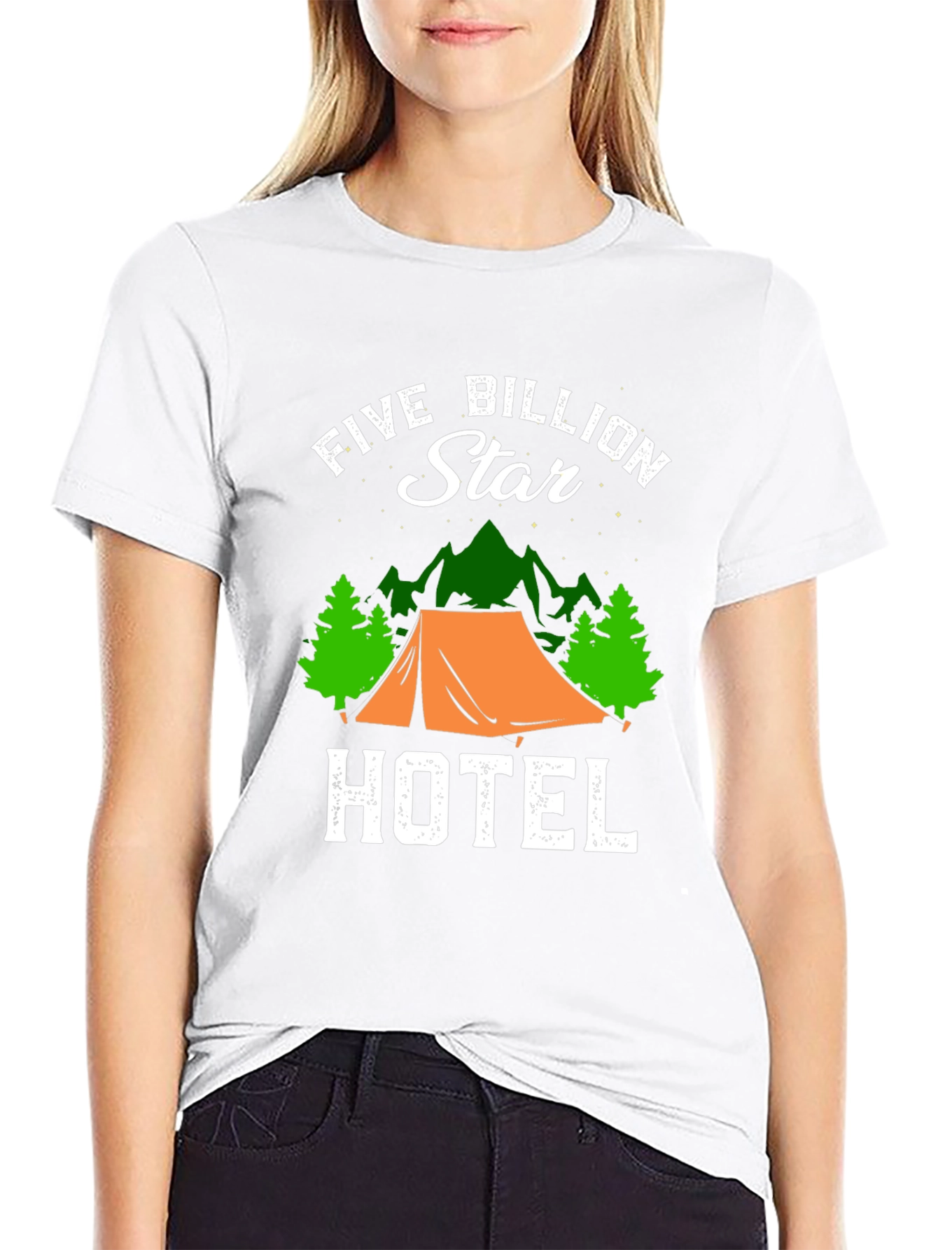 Five Billion Star Hotel T-Shirt Camping Tee