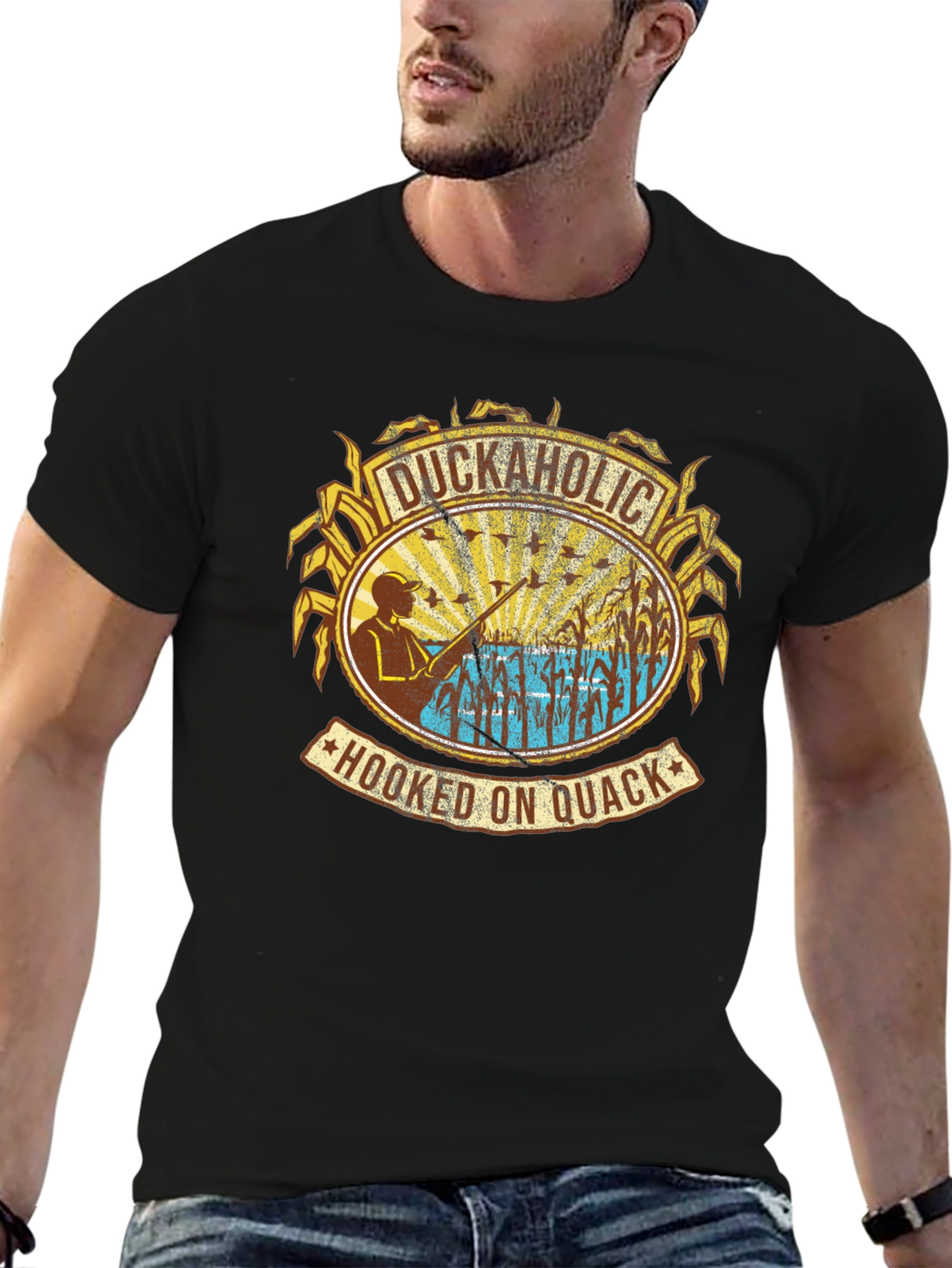 Duckaholic Hooked On Quack Graphic Tee