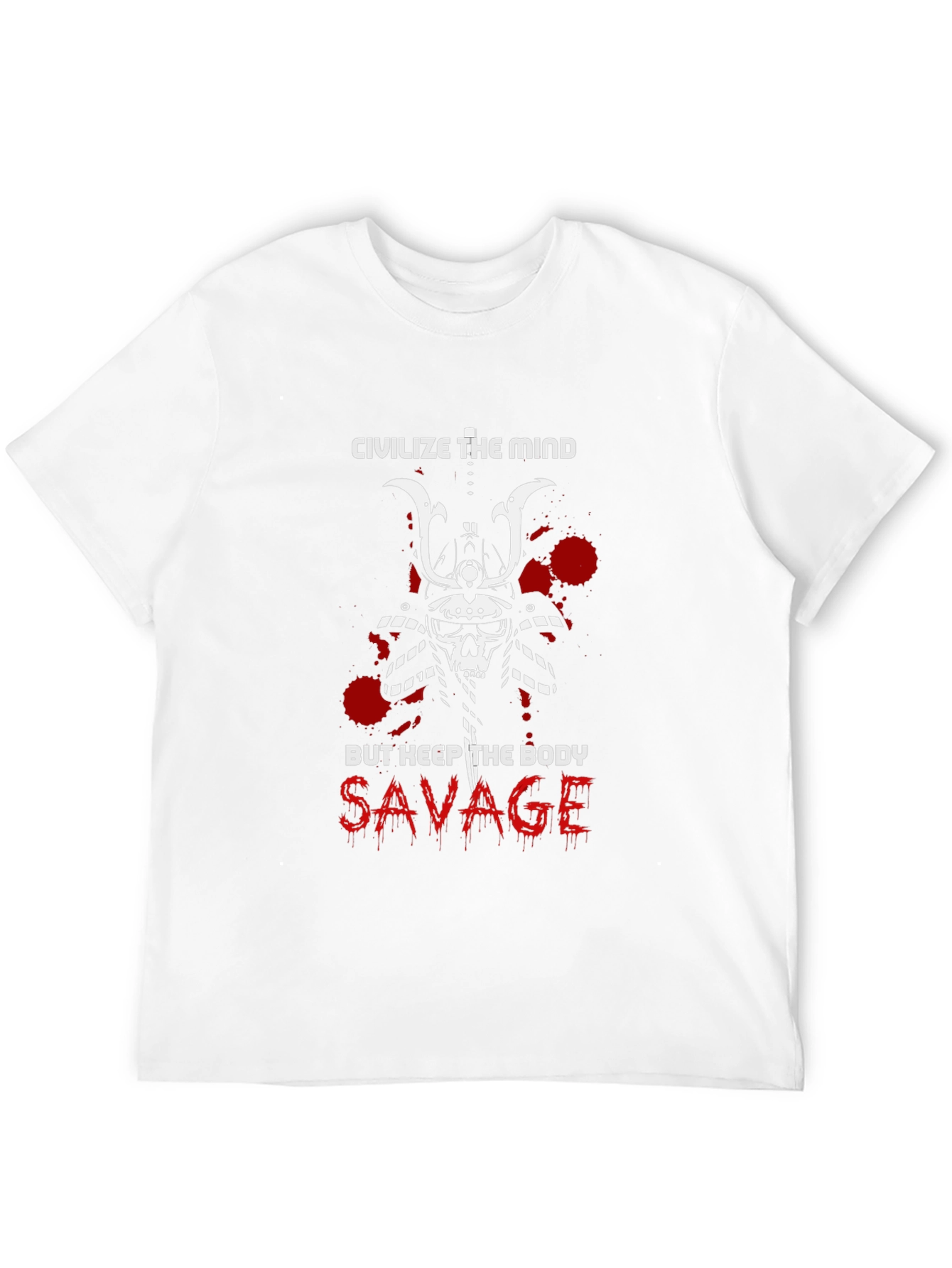 Civilize the Mind Savage Body Graphic Tee