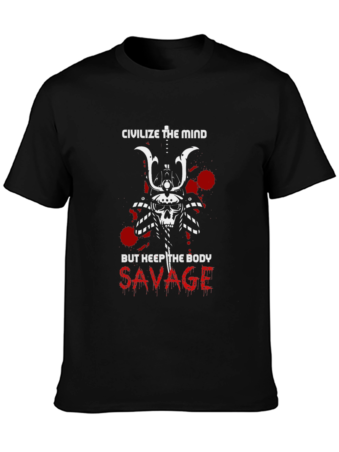 Civilize the Mind Savage Body Graphic Tee