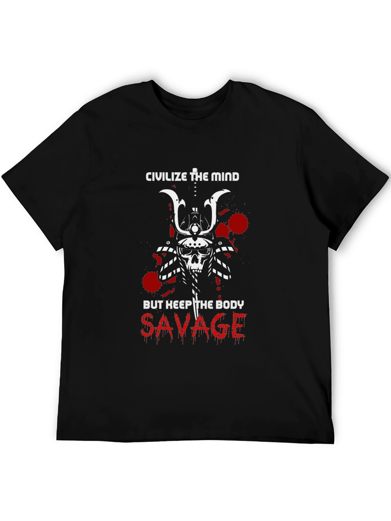 Civilize the Mind Savage Body Graphic Tee