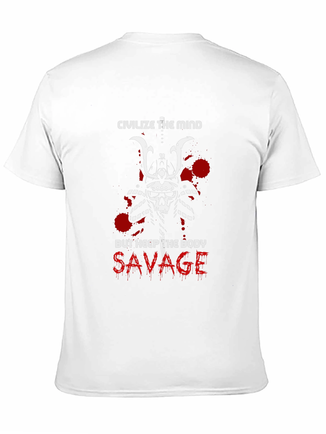 Civilize the Mind Savage Body Graphic Tee