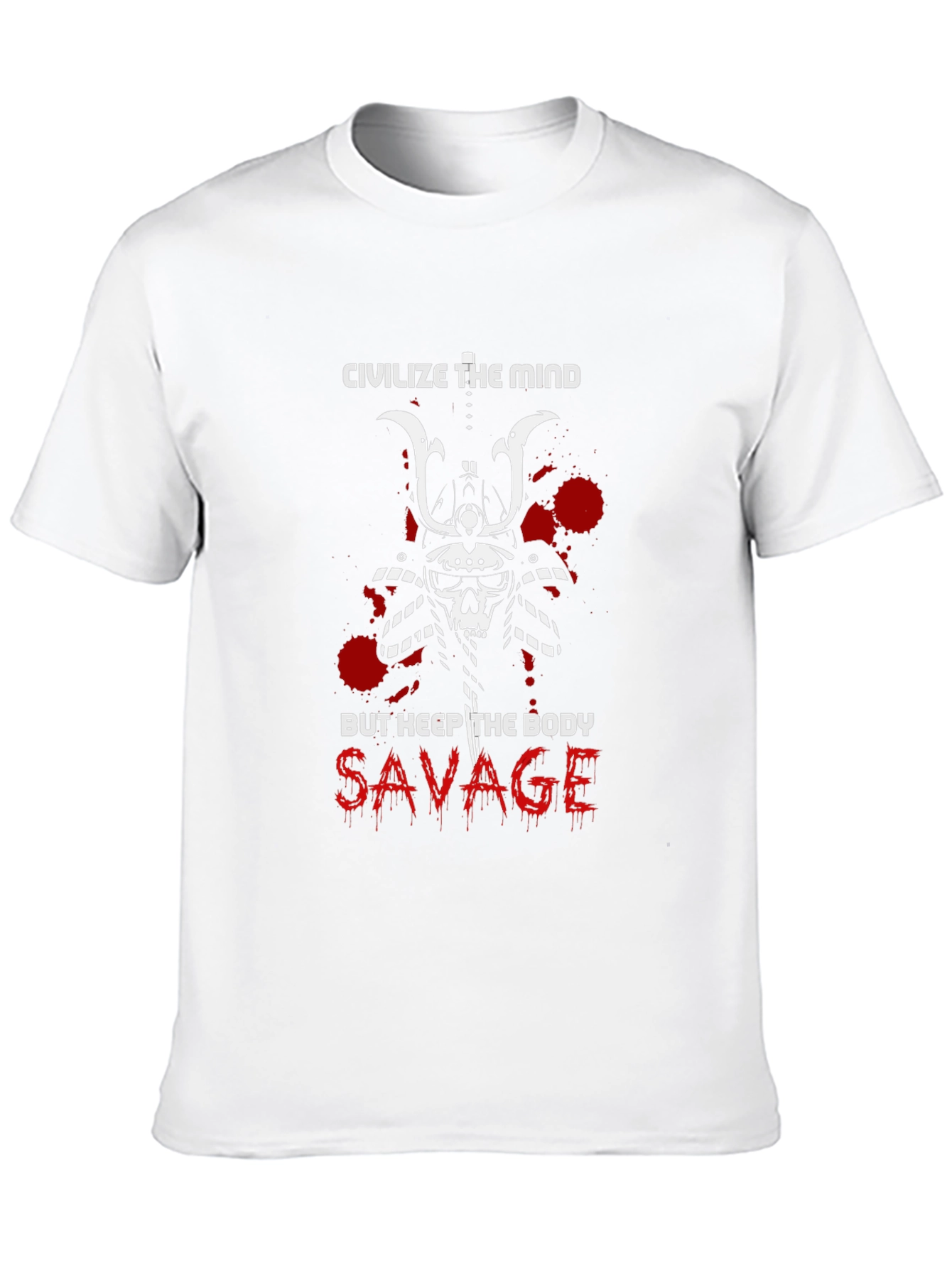 Civilize the Mind Savage Body Graphic Tee