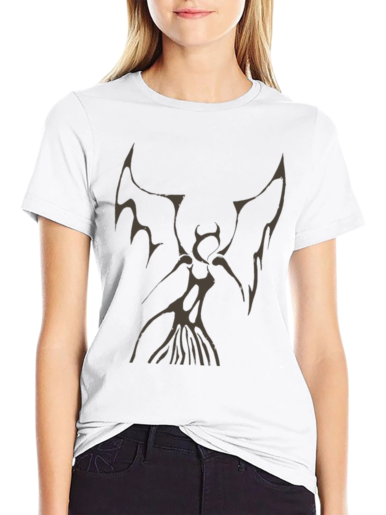 Dark Angel Graphic Print Tee