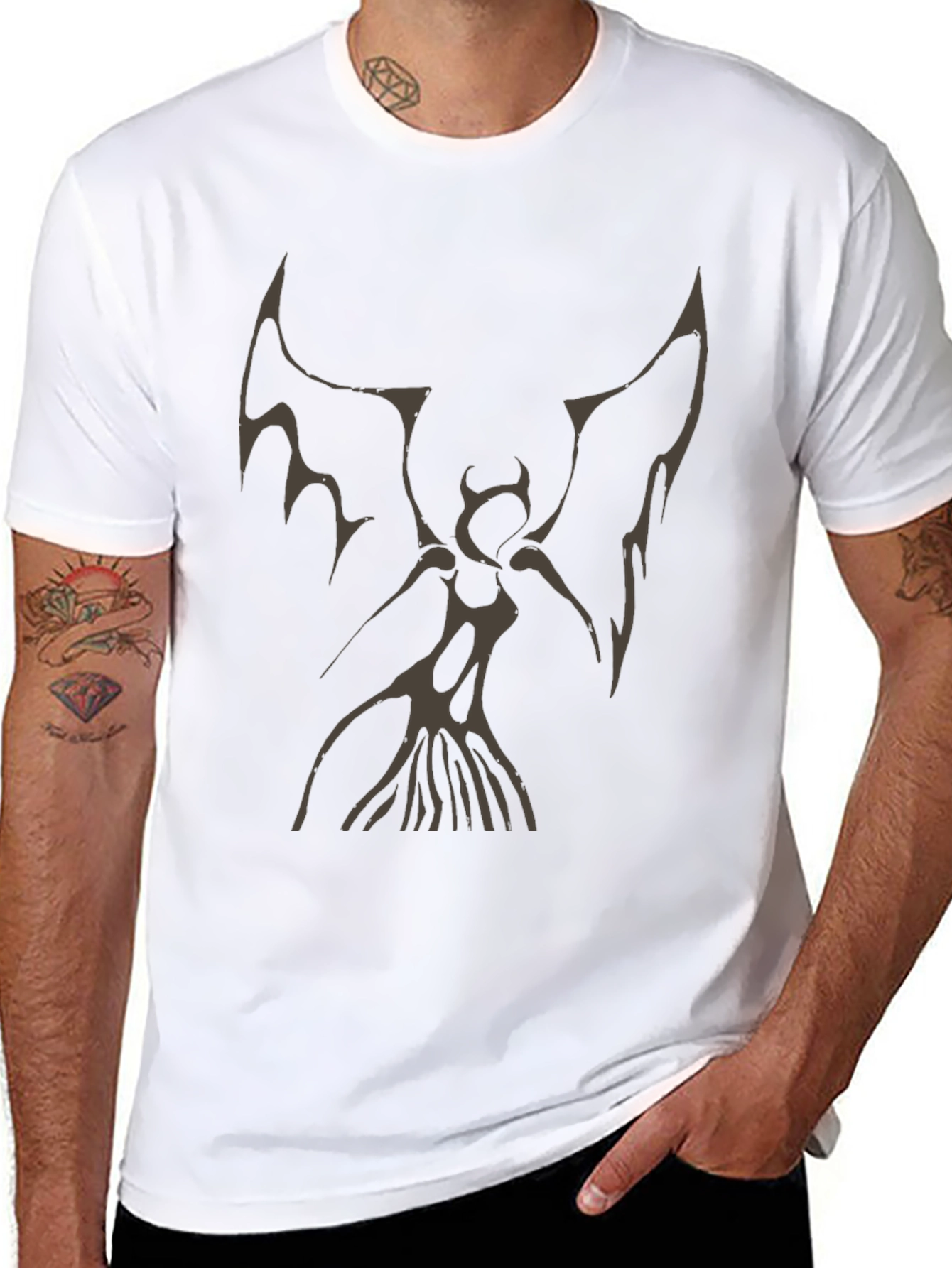 Dark Angel Graphic Print Tee