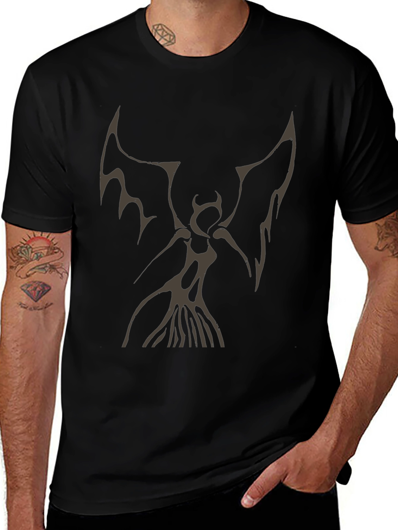 Dark Angel Graphic Print Tee
