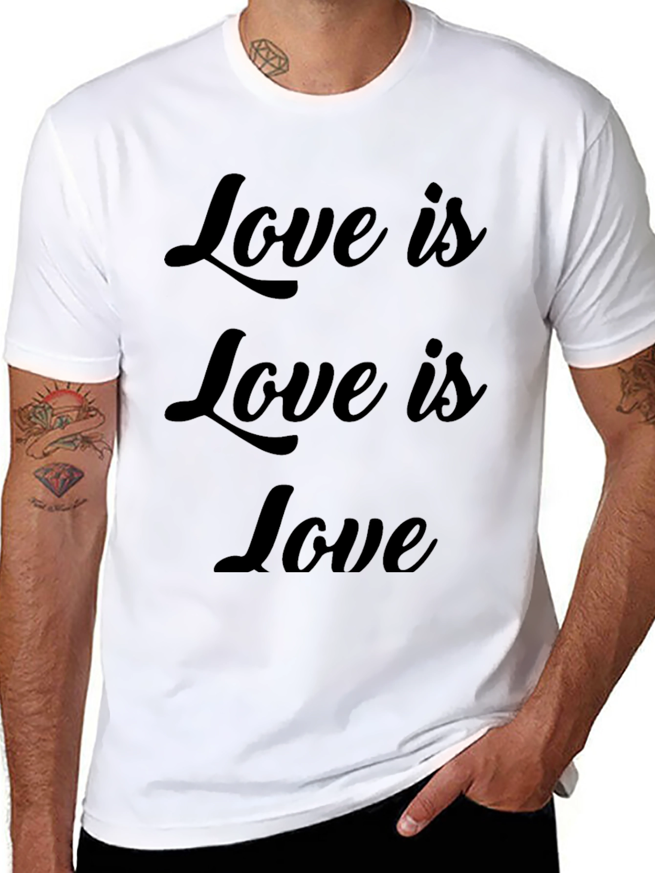 Love is Love T-Shirt - Black