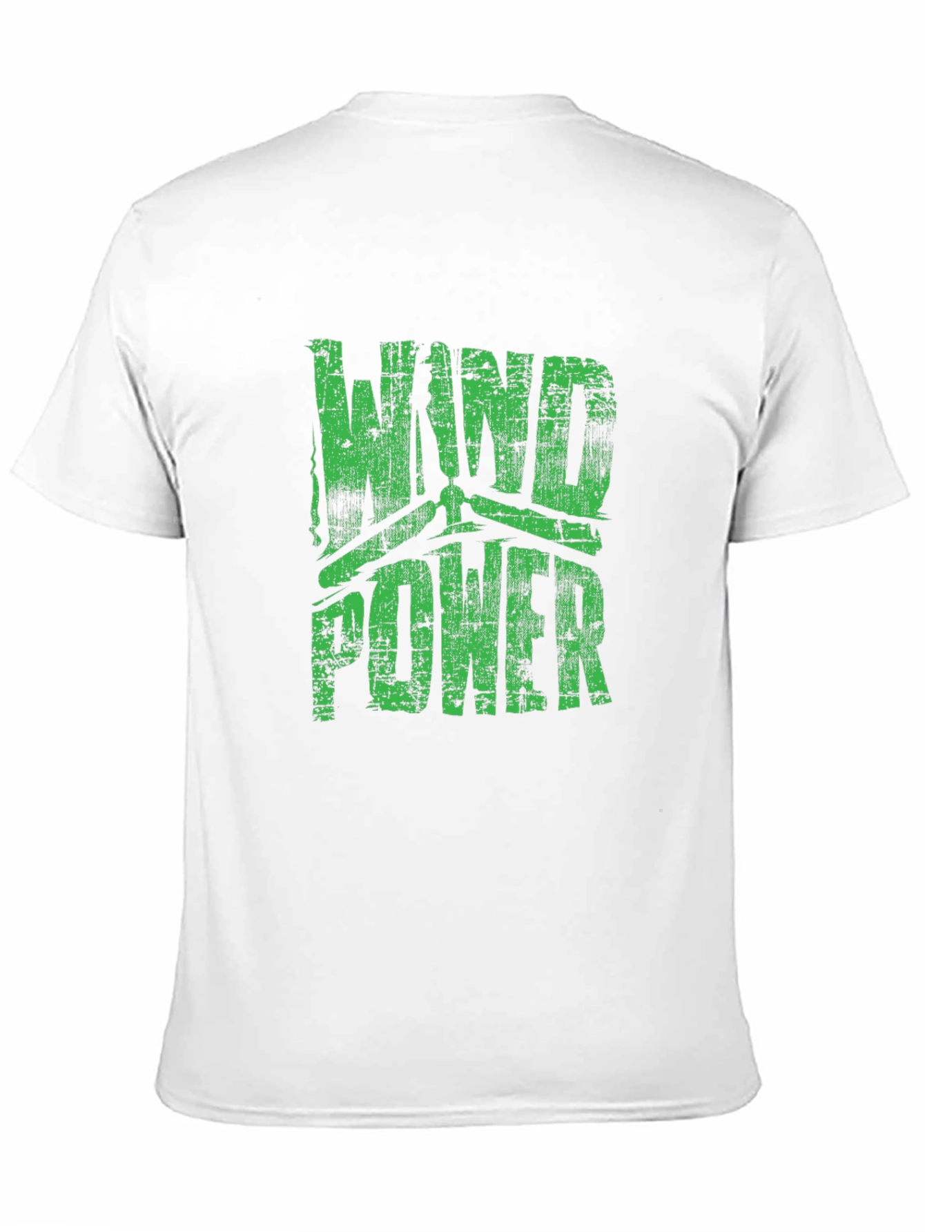 Wind Power Graphic T-Shirt - Sustainable Energy Tee
