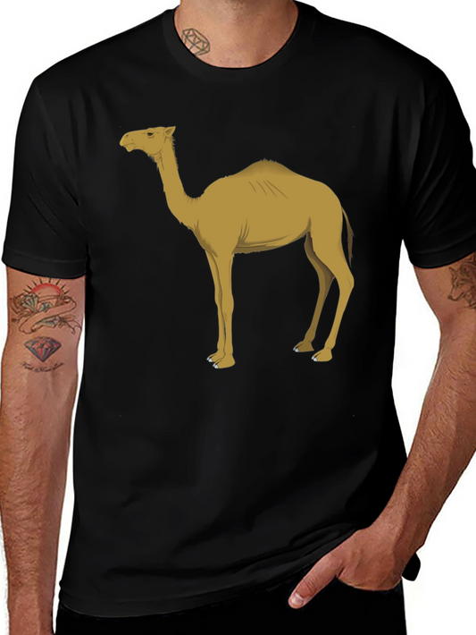 Camel Graphic Tee - Desert Animal T-Shirt