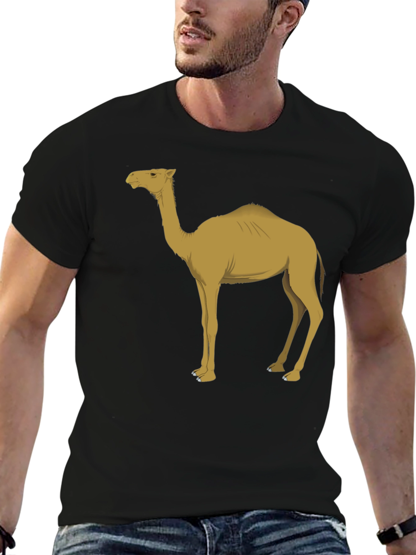 Camel Graphic Tee - Desert Animal T-Shirt