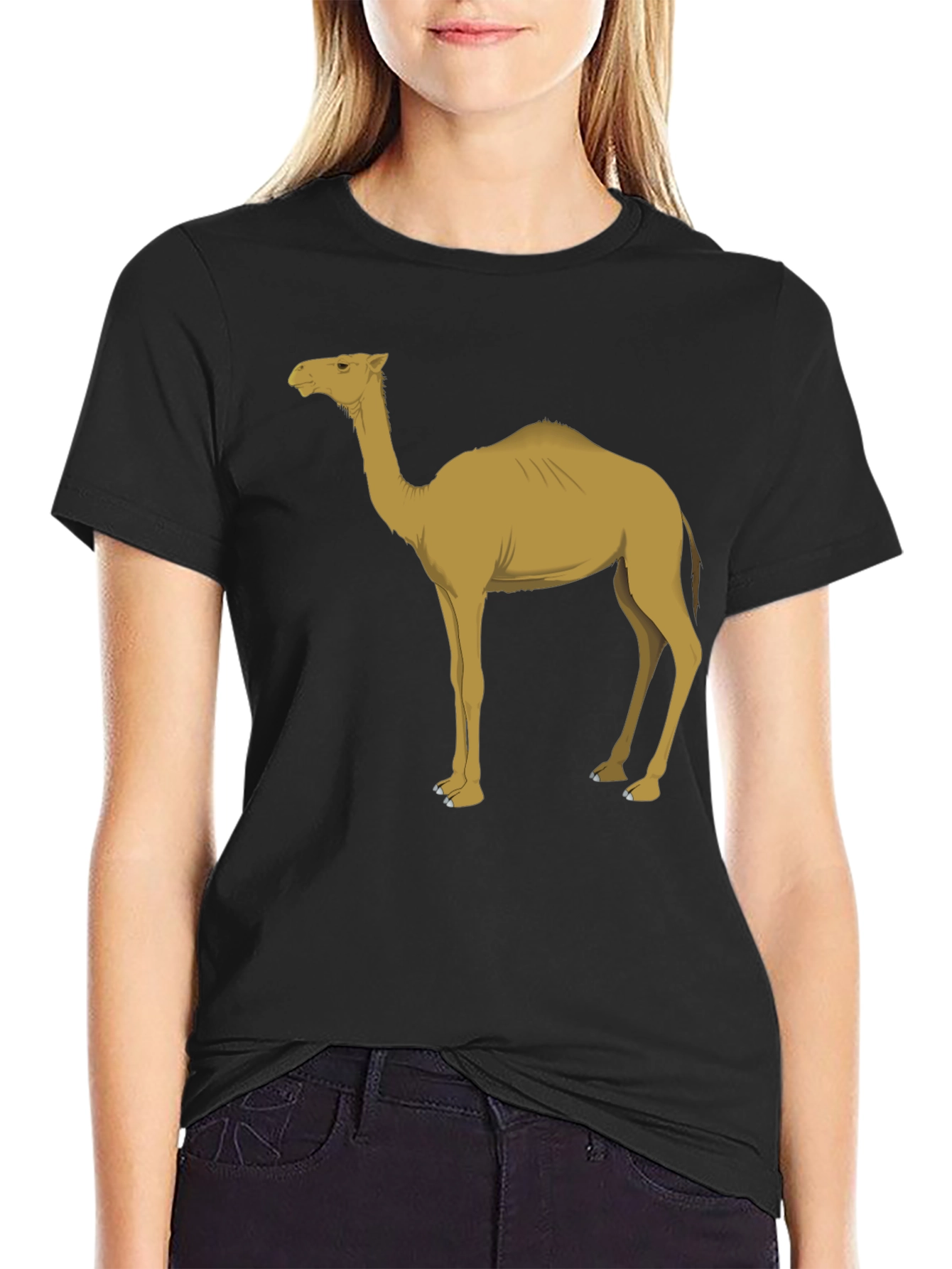 Camel Graphic Tee - Desert Animal T-Shirt