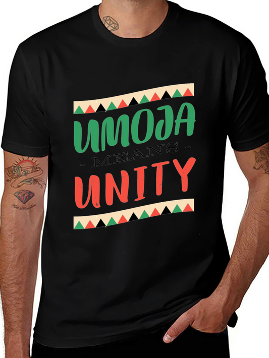 Umoja Unity T-Shirt - Black - Kwanzaa