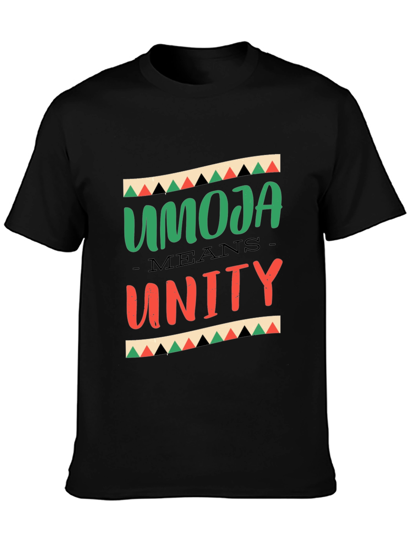 Umoja Unity T-Shirt - Black - Kwanzaa