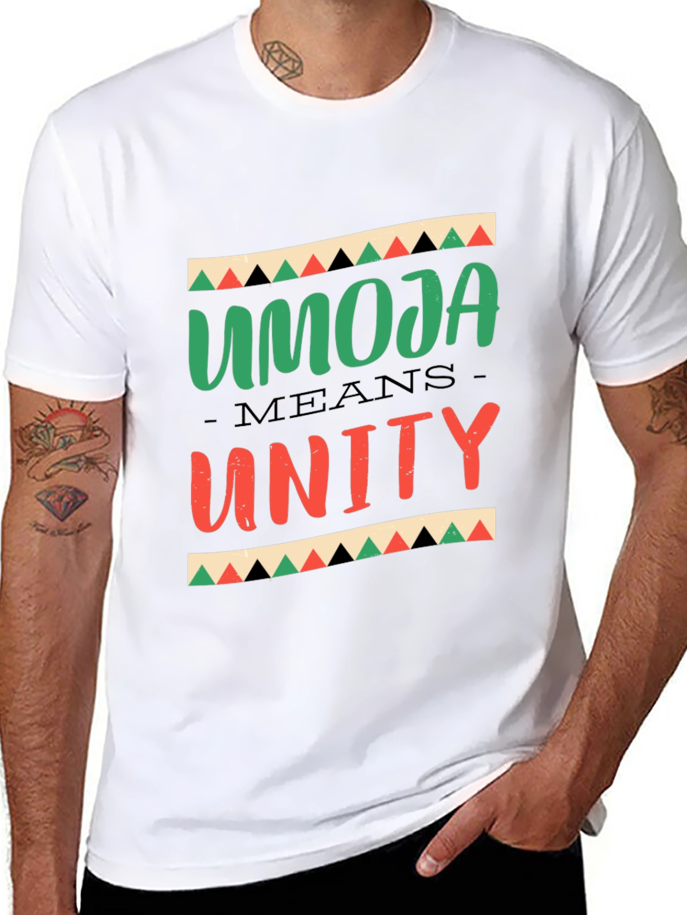 Umoja Unity T-Shirt - Black - Kwanzaa
