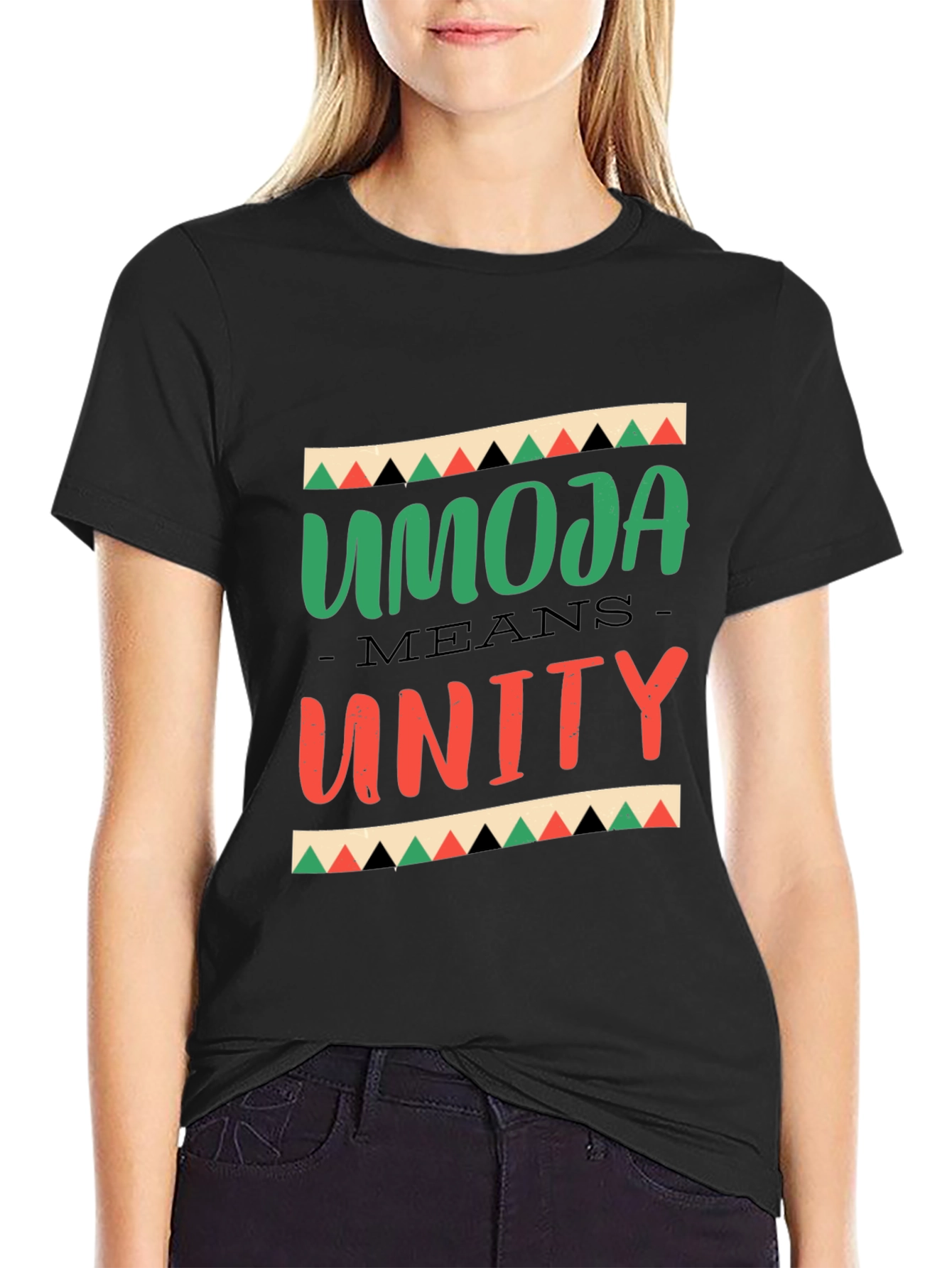 Umoja Unity T-Shirt - Black - Kwanzaa