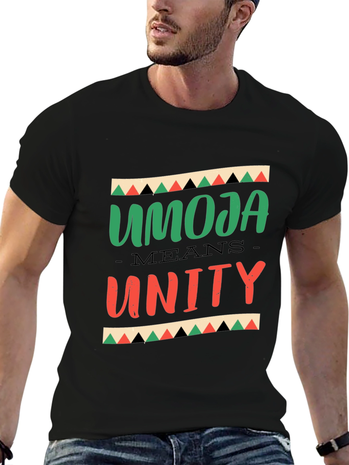 Umoja Unity T-Shirt - Black - Kwanzaa