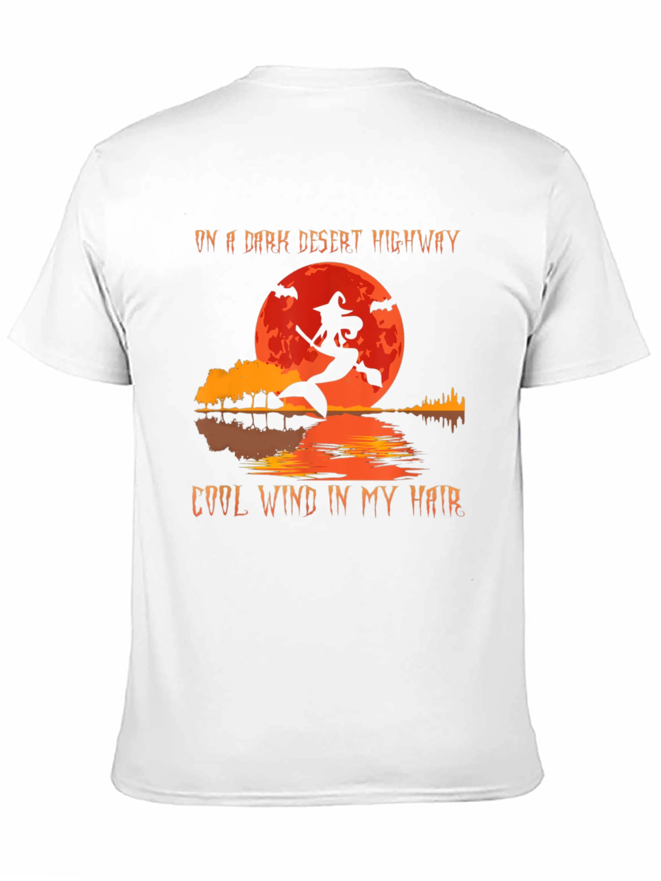 Dark Desert Highway Witch Halloween T-Shirt