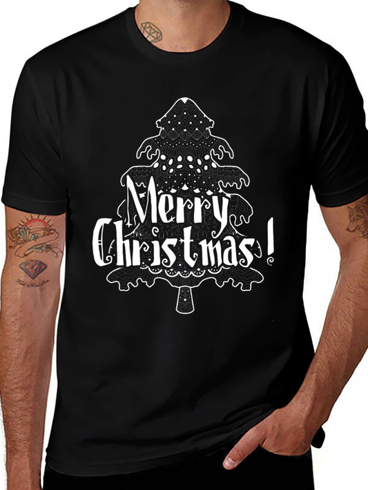 Merry Christmas Tree Graphic Tee