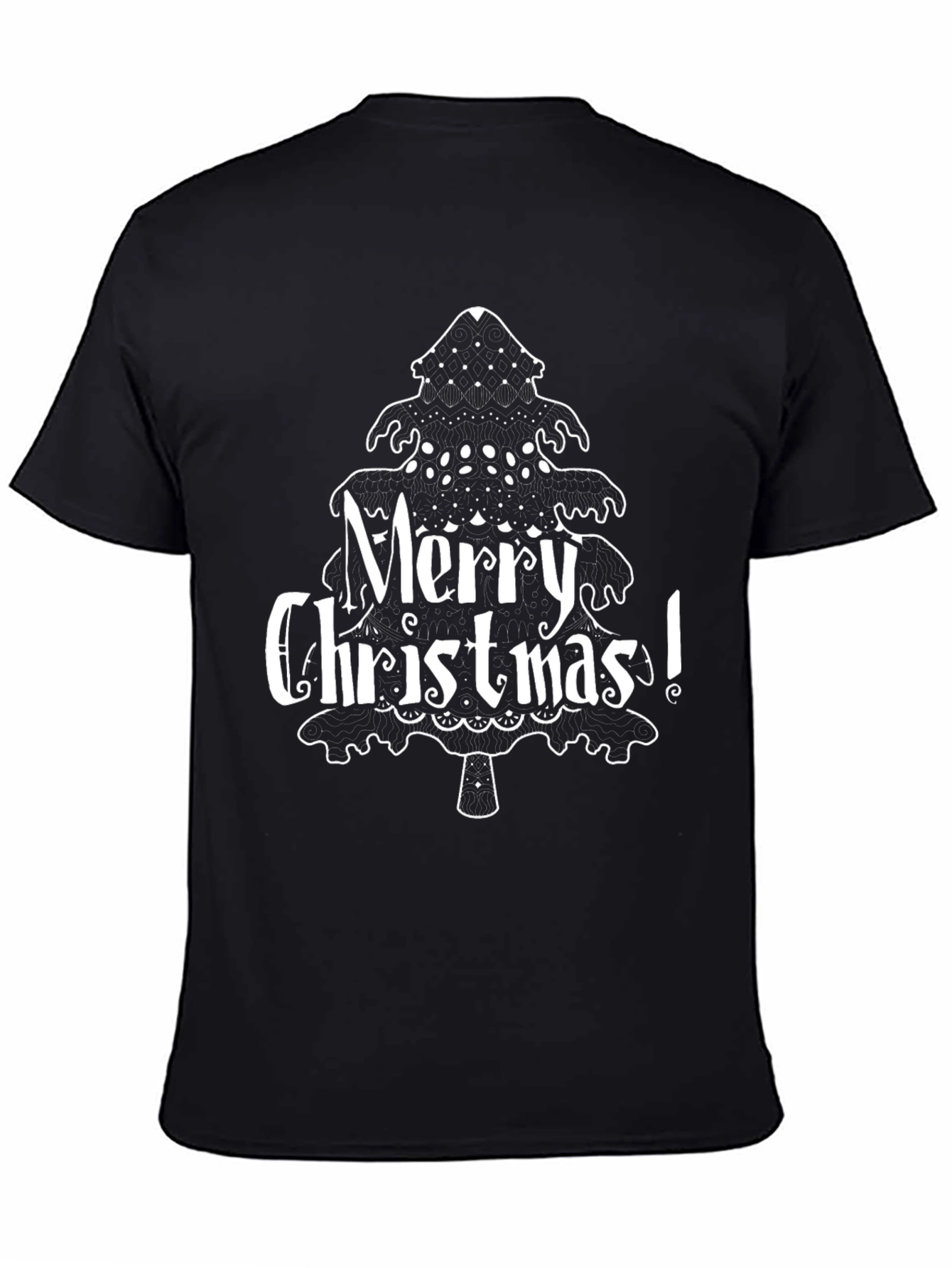 Merry Christmas Tree Graphic Tee