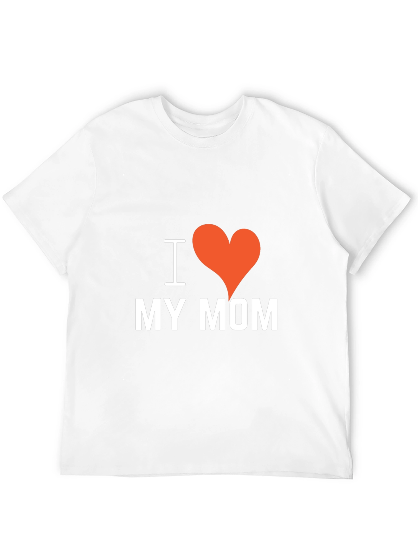 I Heart My Mom Black T-Shirt