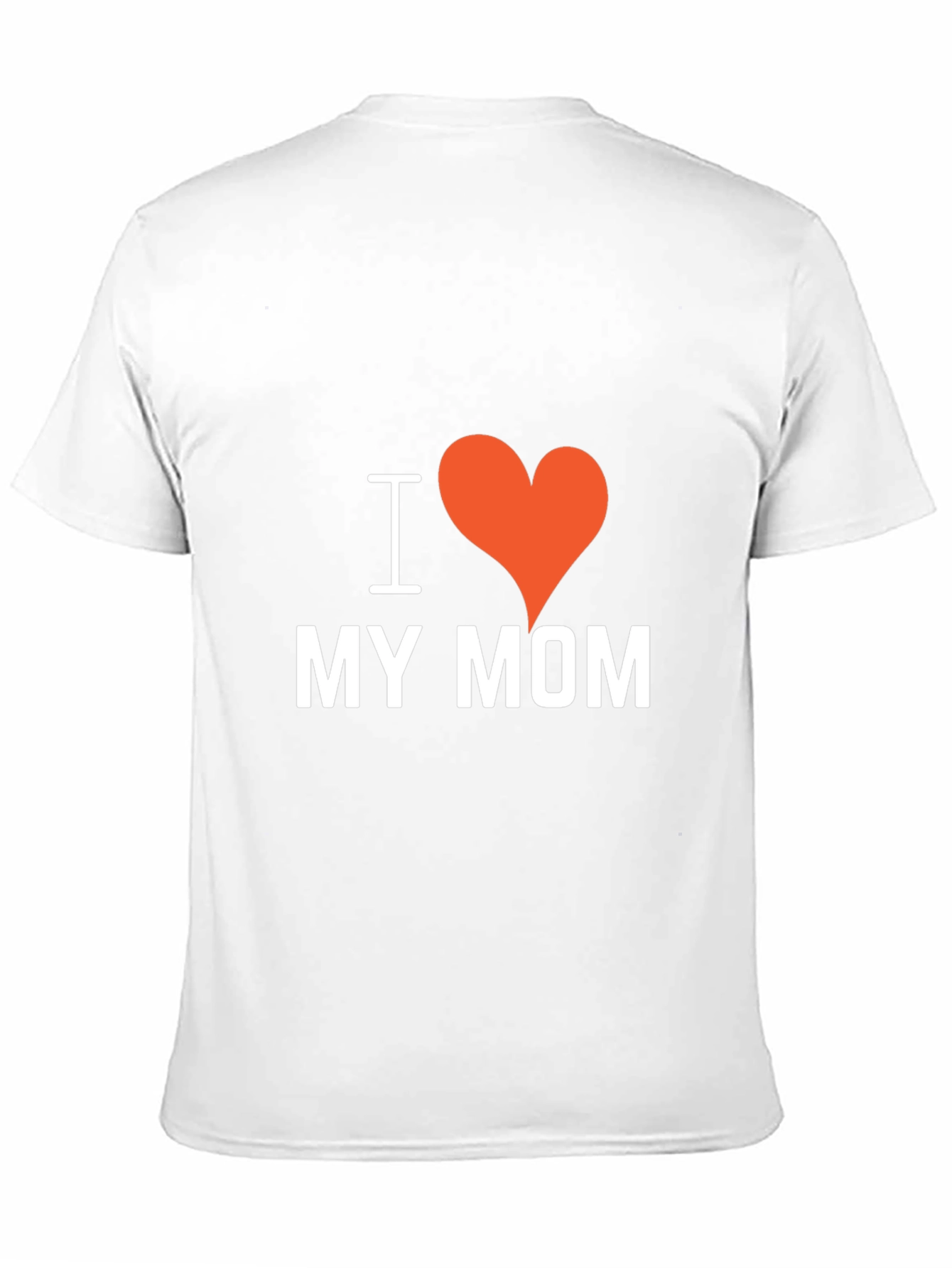 I Heart My Mom Black T-Shirt