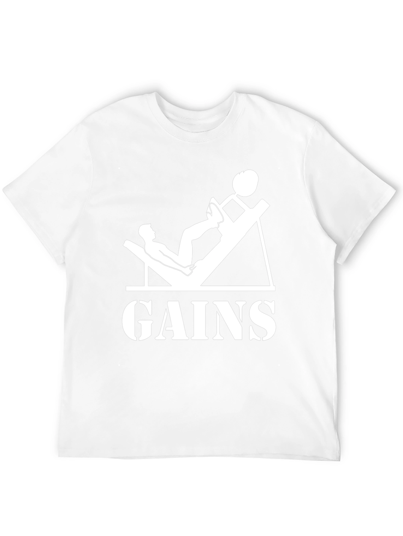 Gains T-Shirt - Weightlifting Gym Apparel