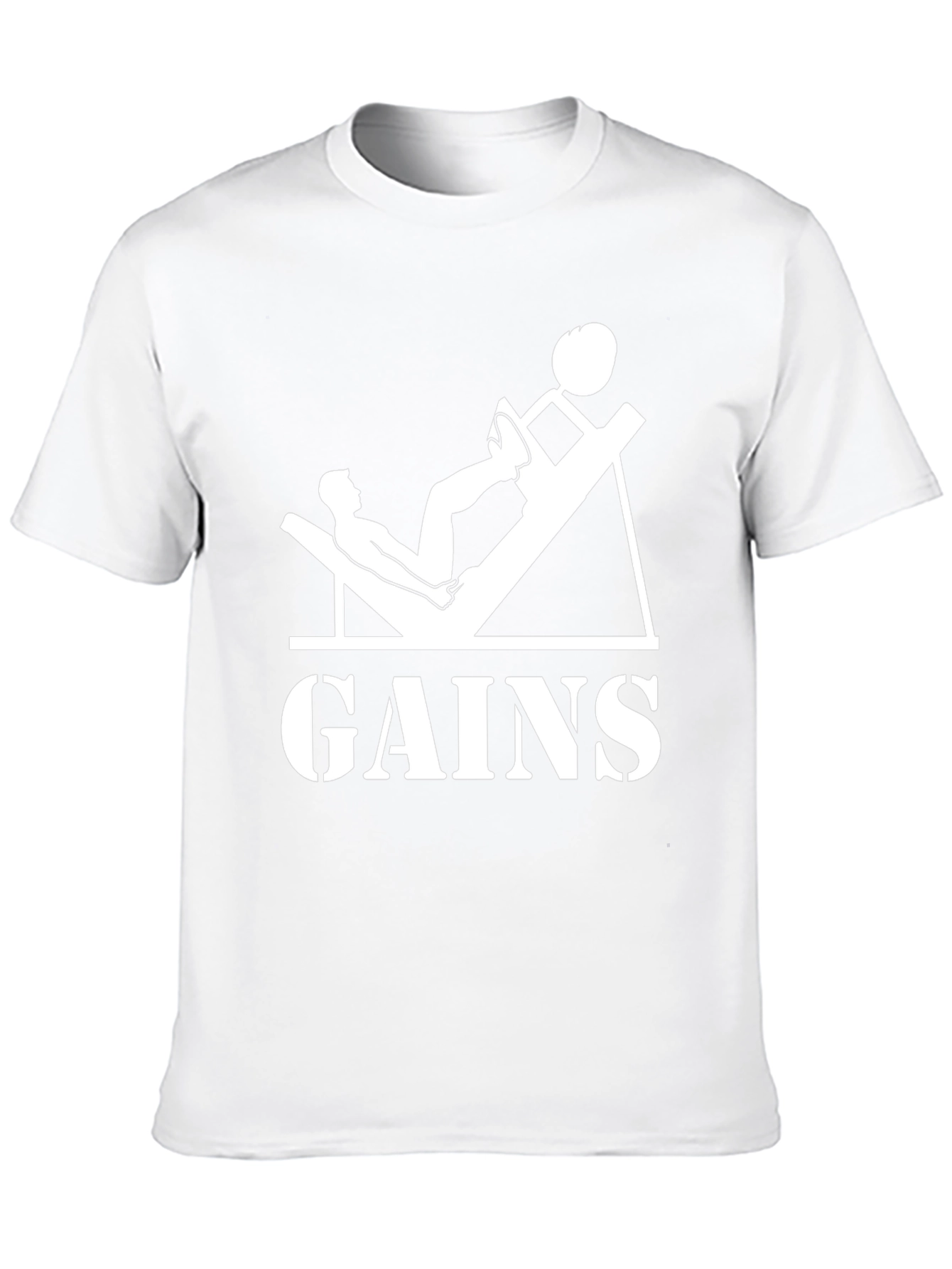 Gains T-Shirt - Weightlifting Gym Apparel