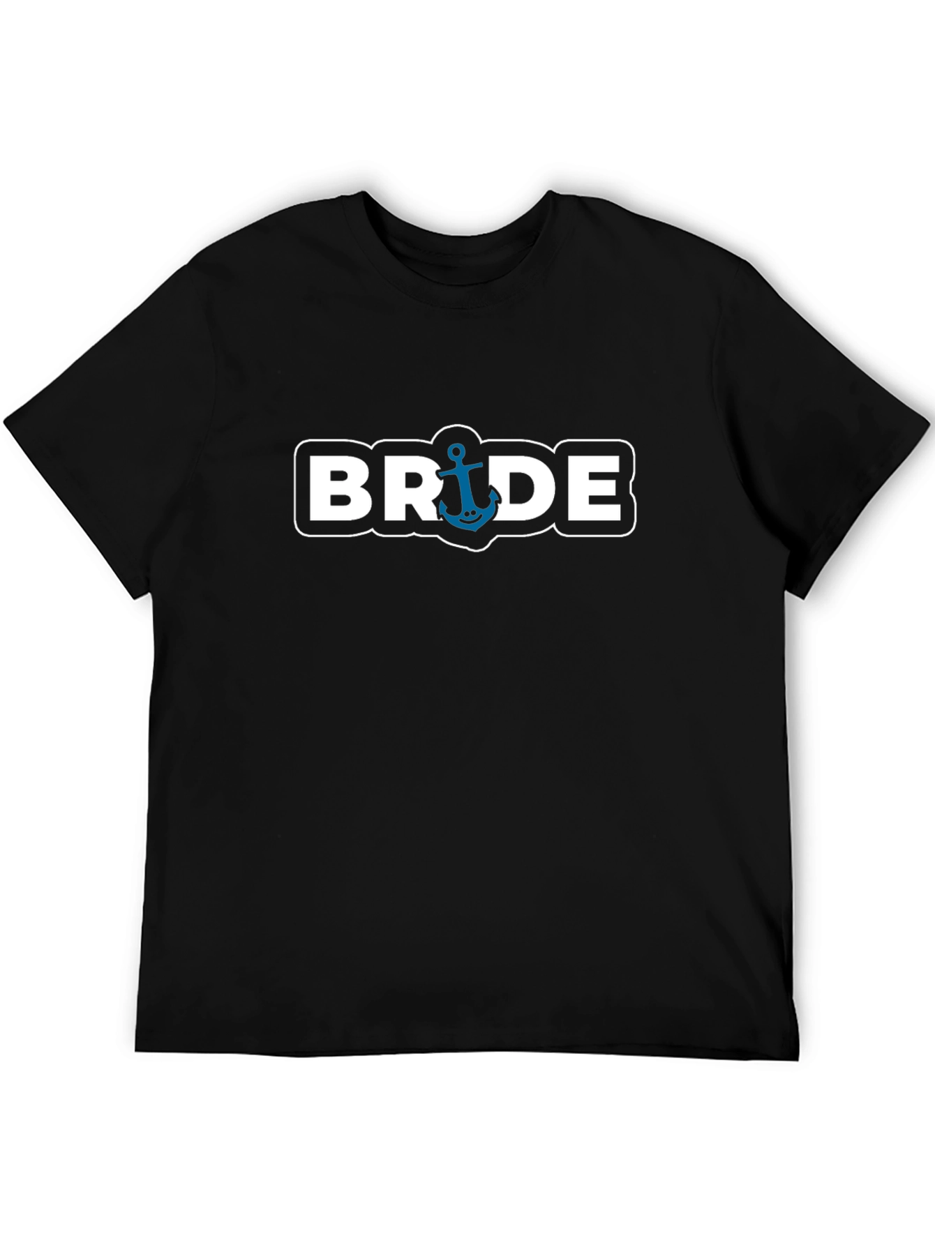 Bride Anchor T-Shirt - Nautical Wedding Tee