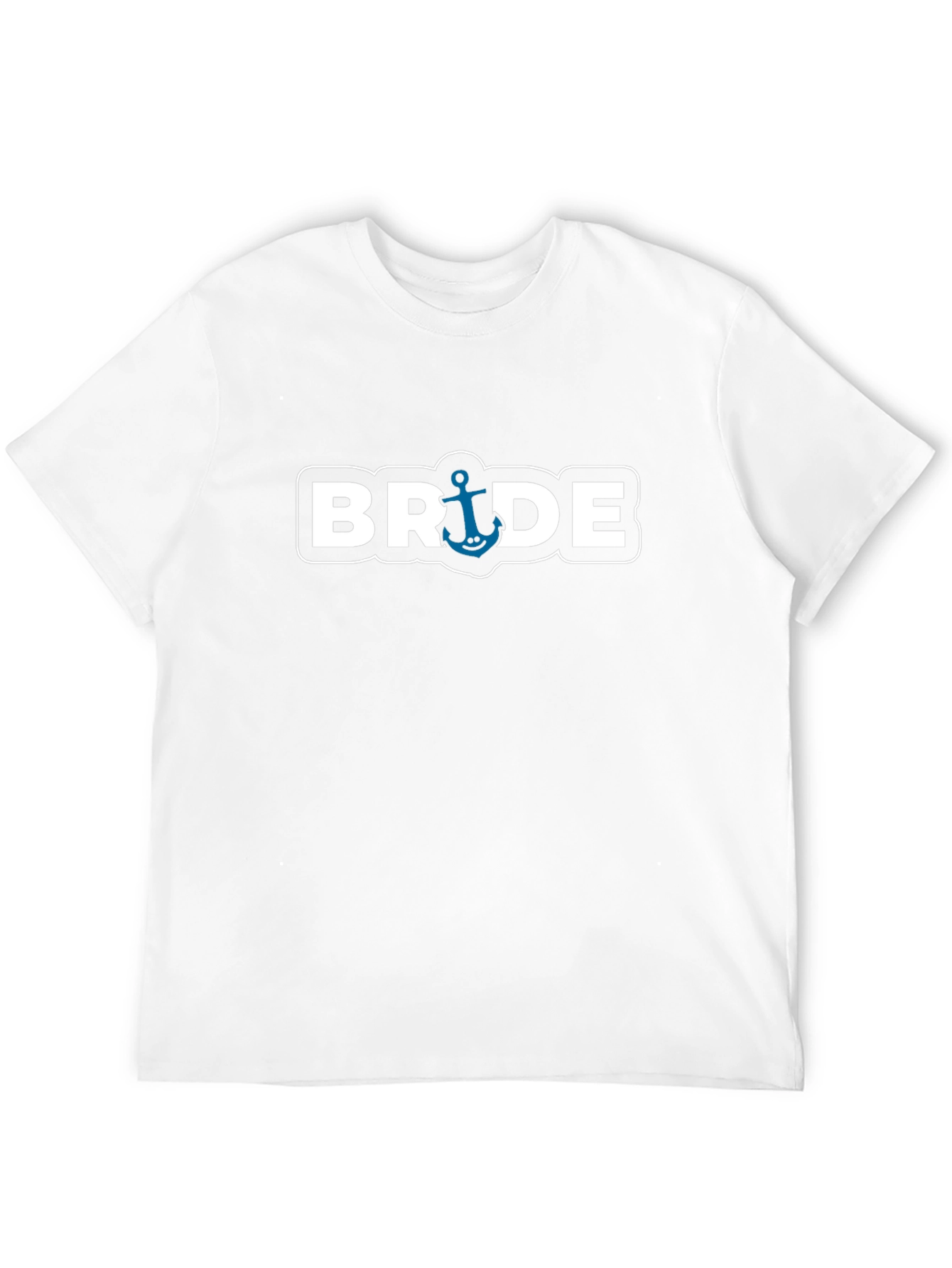 Bride Anchor T-Shirt - Nautical Wedding Tee