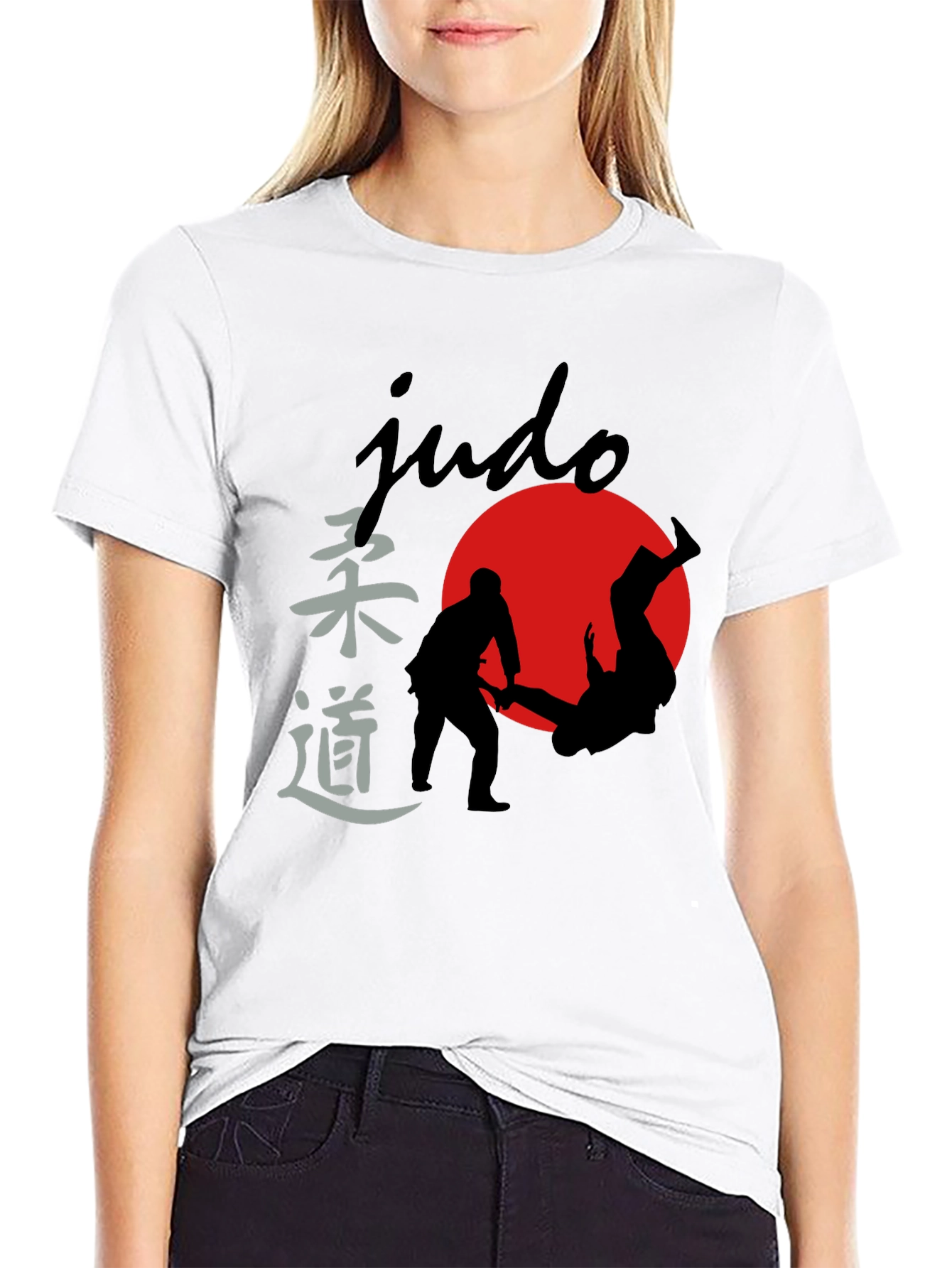 Judo Silhouette Graphic Tee - Martial Arts T-Shirt