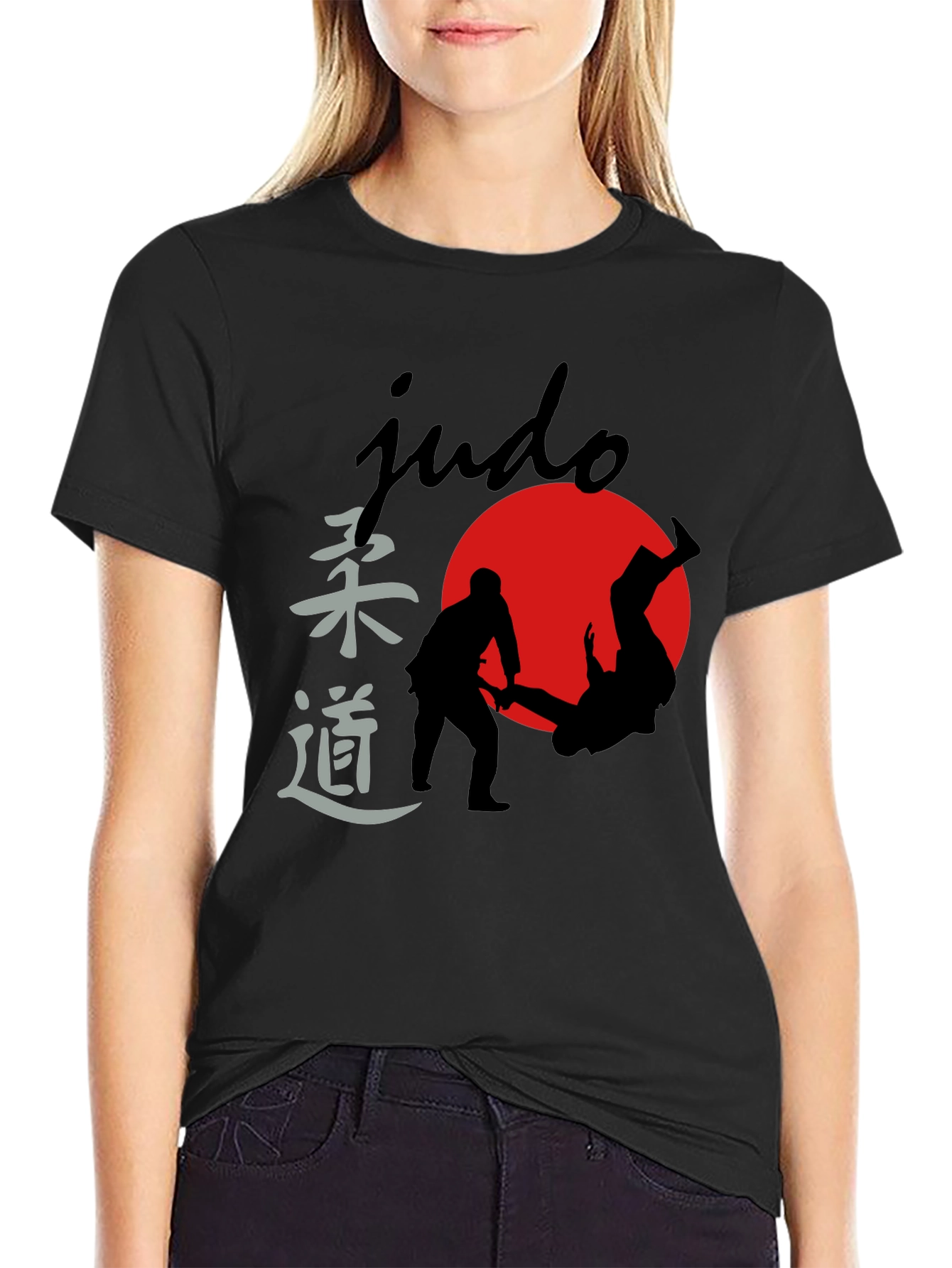 Judo Silhouette Graphic Tee - Martial Arts T-Shirt