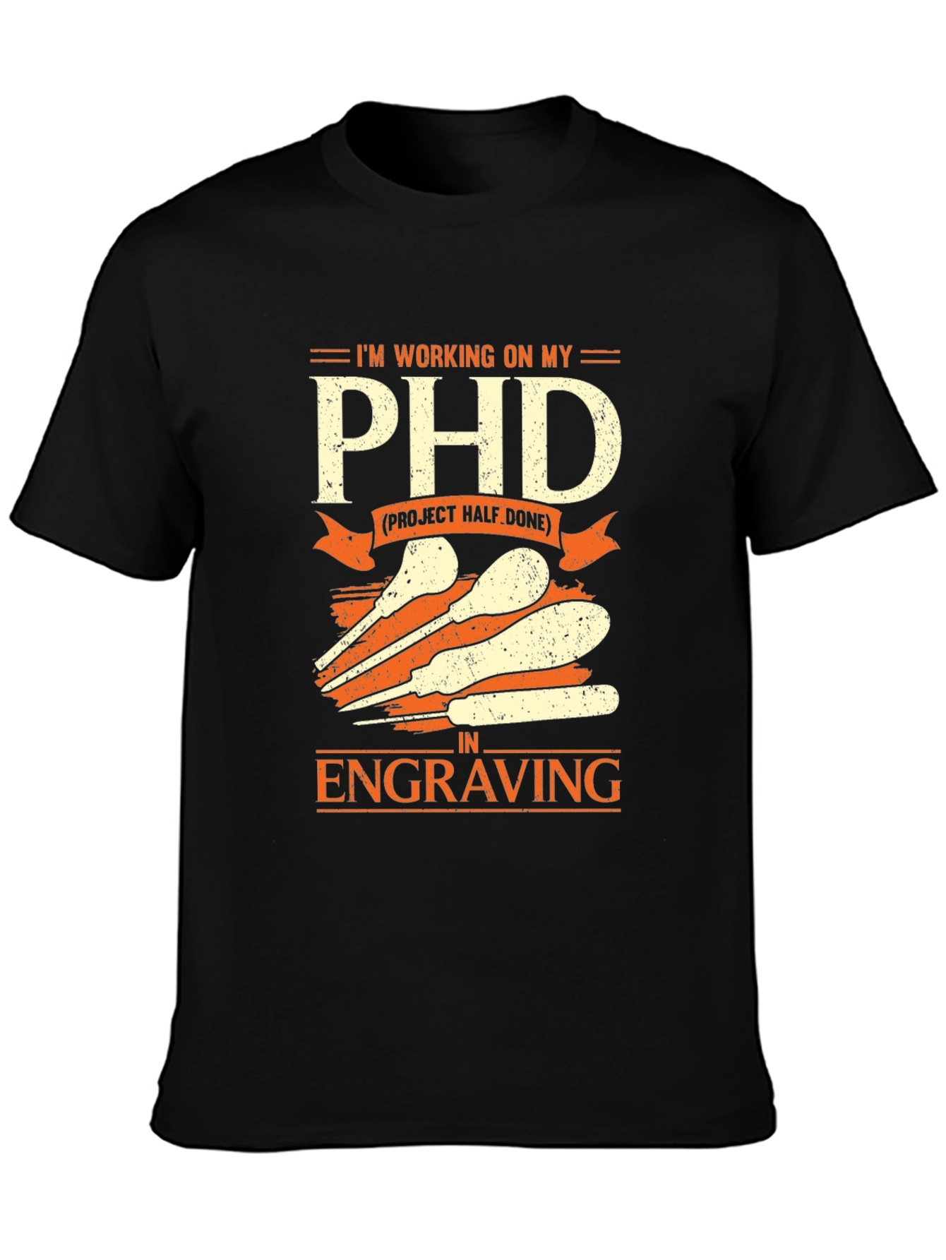Engraving PHD T-Shirt