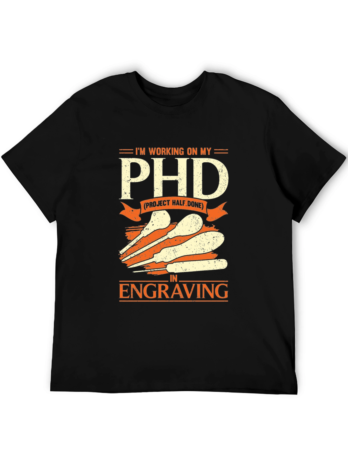 Engraving PHD T-Shirt