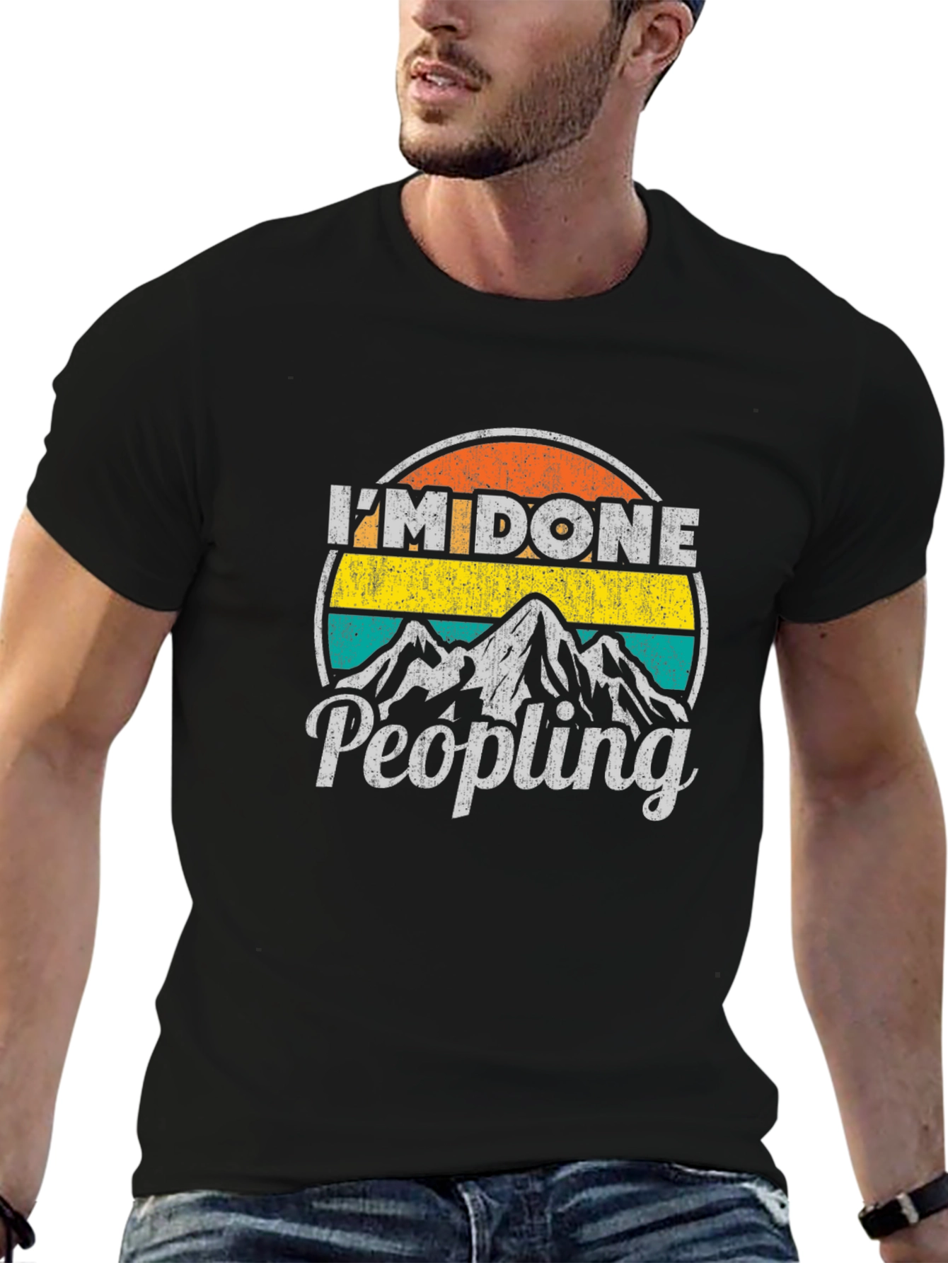 Im Done Peopling Graphic T-Shirt