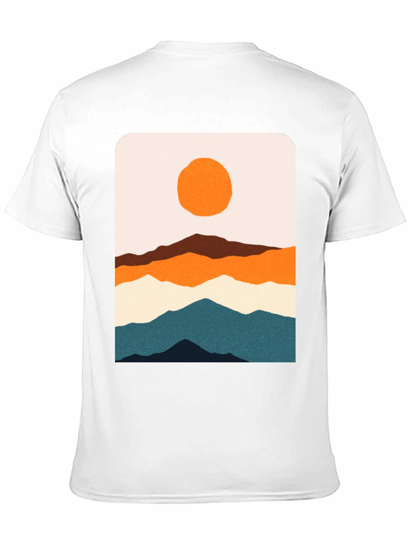 Mountainscape Graphic Tee - Artistic Landscape Design
